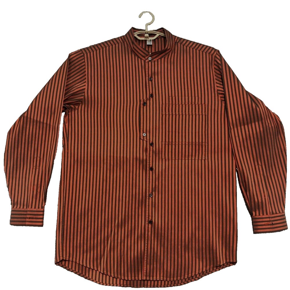 Custom Tailored Shirt Men's Chest Size 50 World Group Thai Button Up Stiffening
